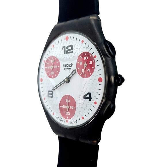 Swatch Watch DOTTY DOTS SUYM104 2004 Skin Chrono New In Case With Paperwork - Picture 5 of 7